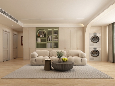 杨柳春风162㎡复古奶油风