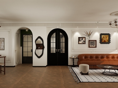 128㎡瑞马国风法式复古